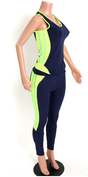 Blue Leggings 2 Piece